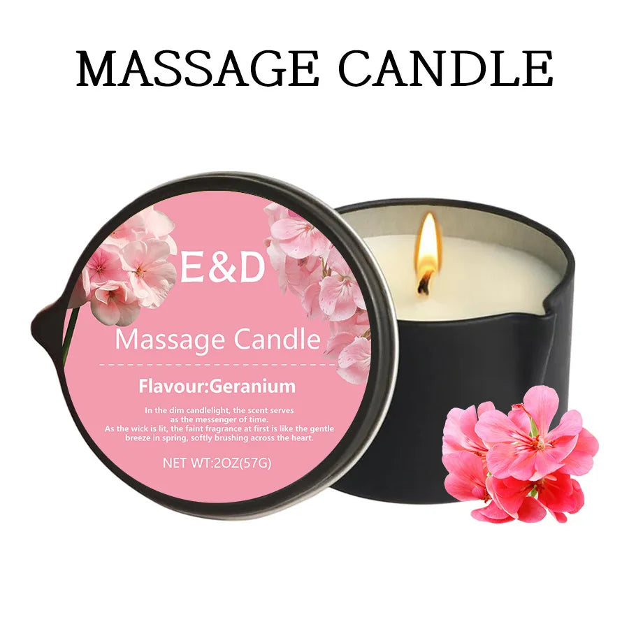 Scented Massage Oil Candle
