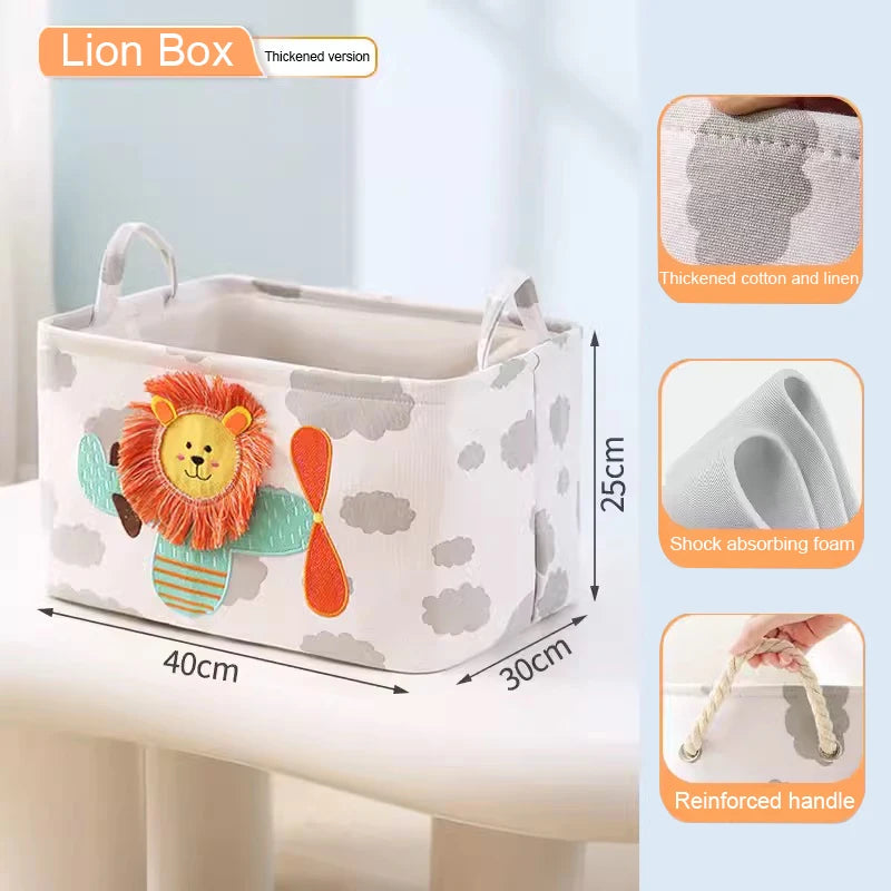 Linen Storage Basket with Handles