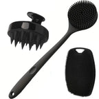 Long Handle Shower Brush Set