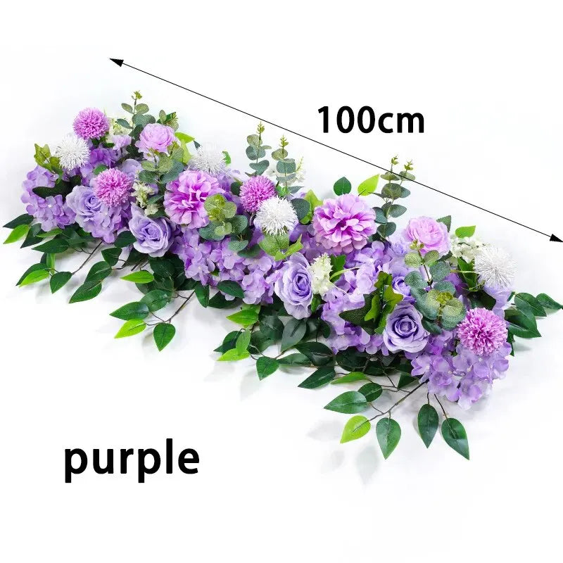 Luxury White Rose Floral Garland