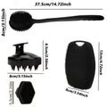 Long Handle Shower Brush Set