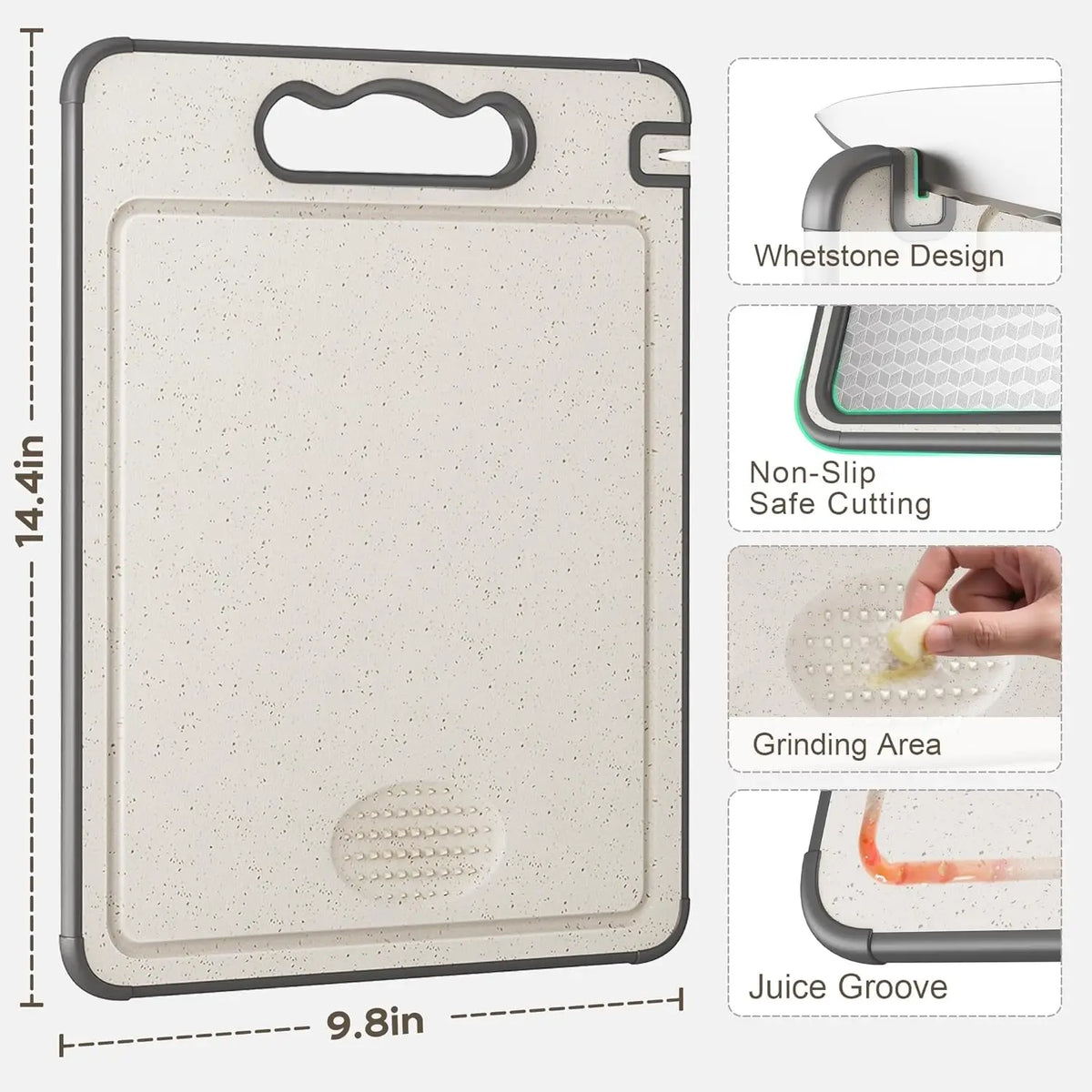 Double-Sided Steel Cutting Board