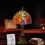 European Stained Glass Table Lamp