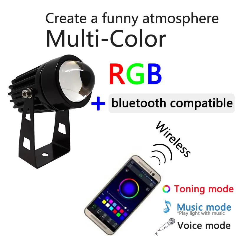 Outdoor RGB Wall Spotlight