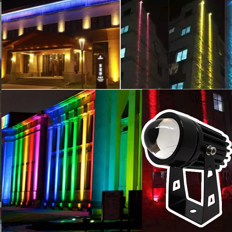 Outdoor RGB Wall Spotlight
