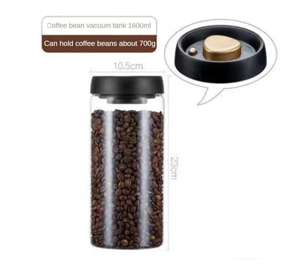 Vacuum Sealed Coffee Storage Jar