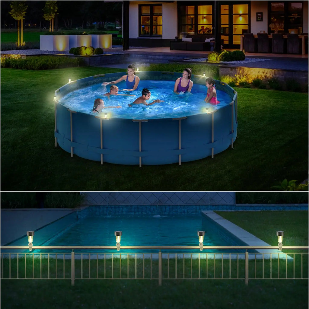Solar Pool Fence Lights