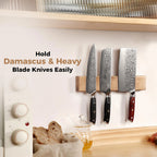 Acacia Wood Magnetic Knife Holder