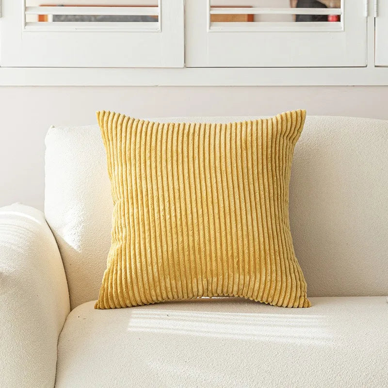 Corduroy Stripe Cushion Cover