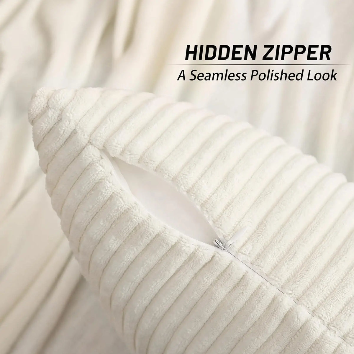 Corduroy Stripe Cushion Cover