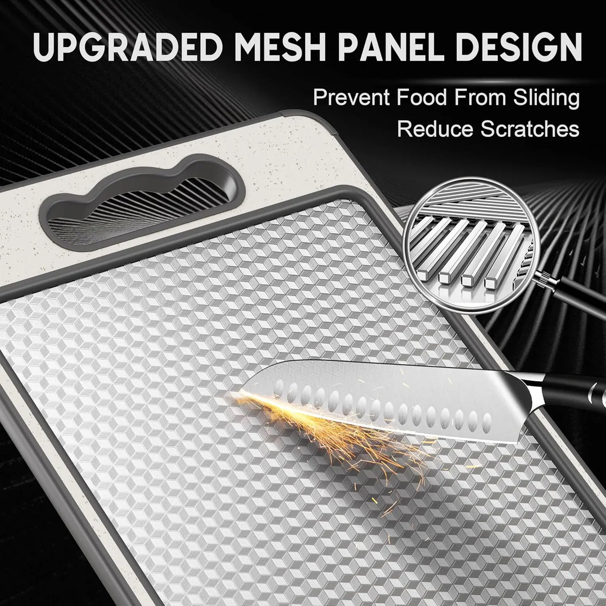 Double-Sided Steel Cutting Board