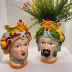 Ornate Sculptural Resin Vase
