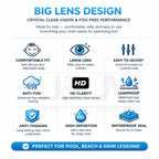 Kids Wide View Swim Goggles