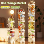Transparent Plush Toy Storage Tube