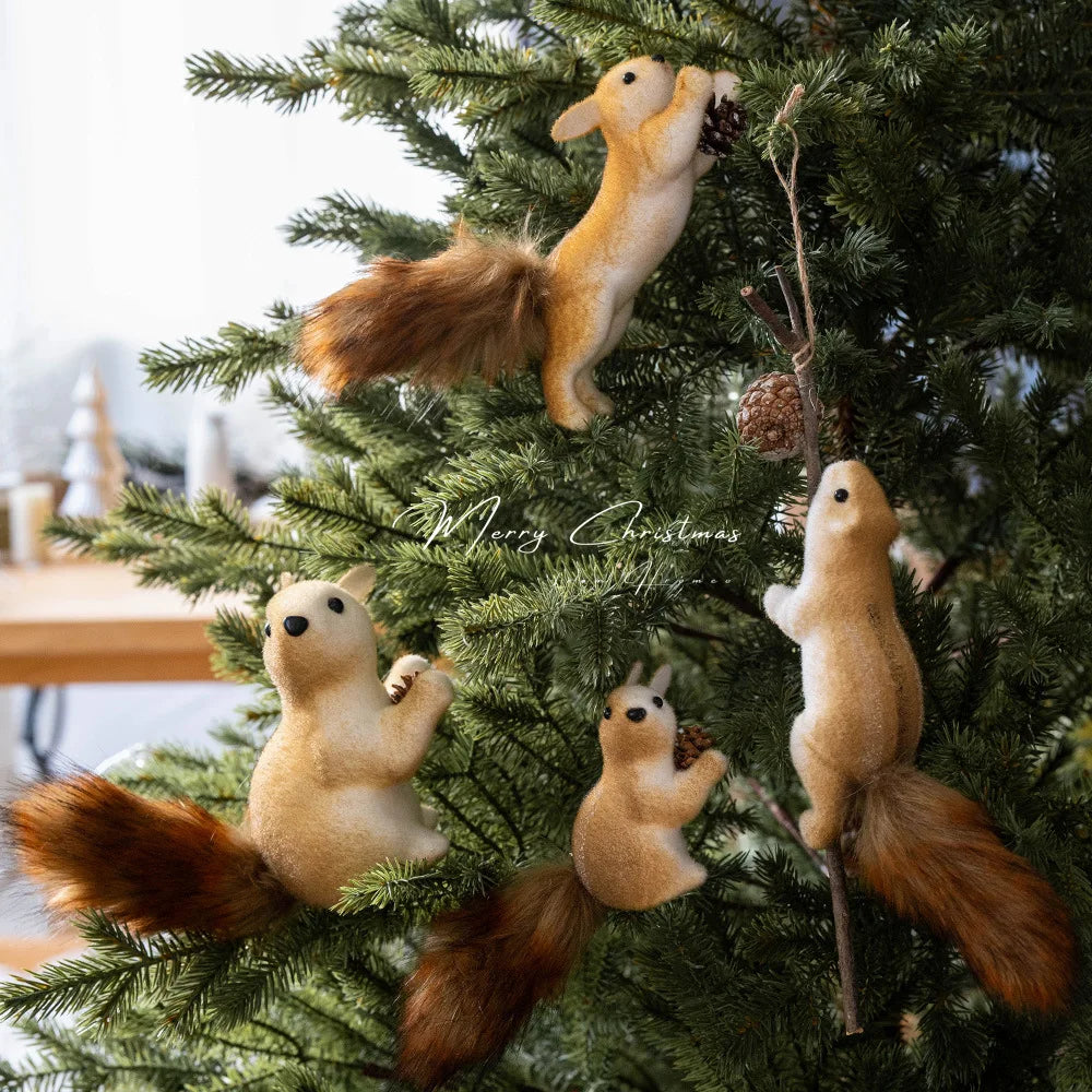 Christmas Squirrel Tree Ornament
