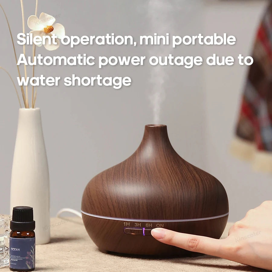 300ml Wood Grain Aroma Diffuser
