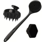 Long Handle Shower Brush Set