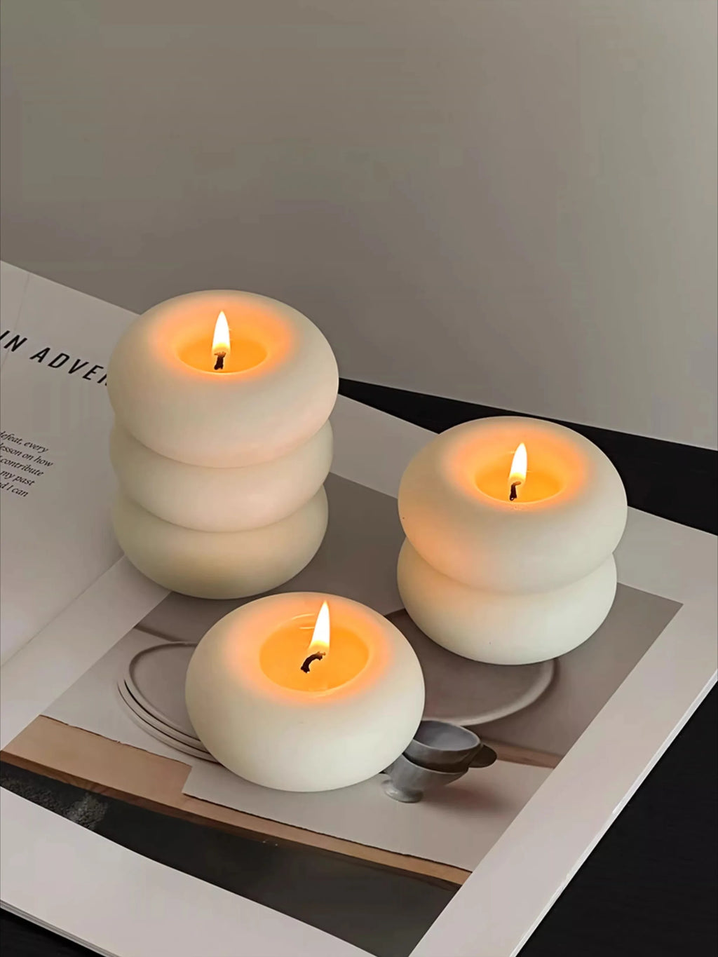 Handmade Donut Scented Candle