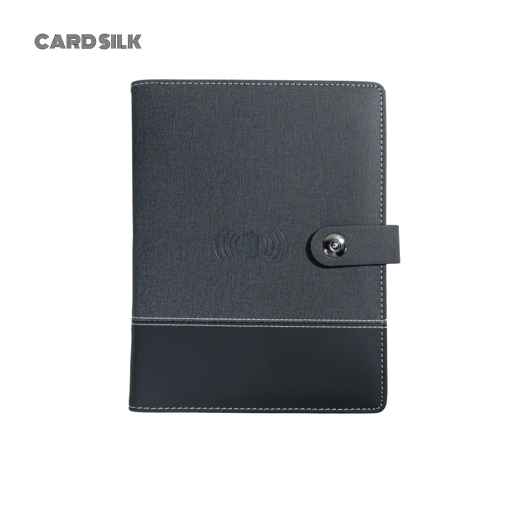 Wireless Charging Linen Journal & Planner