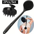 Long Handle Shower Brush Set