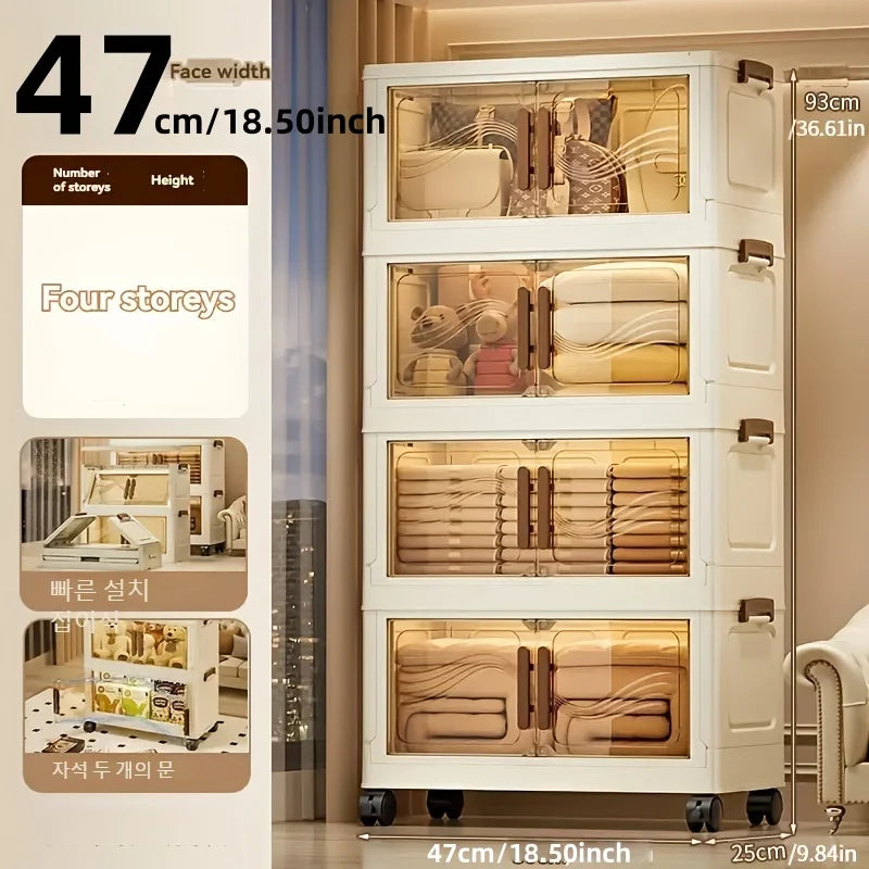 Foldable Clear Door Storage Box