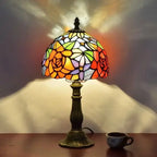 European Stained Glass Table Lamp