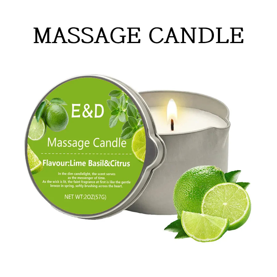 Scented Massage Oil Candle