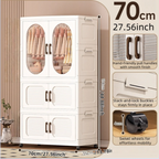 Foldable Double Door Wardrobe