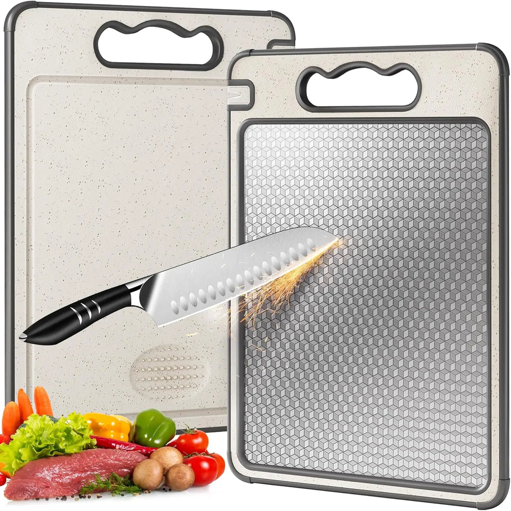 Double-Sided Steel Cutting Board