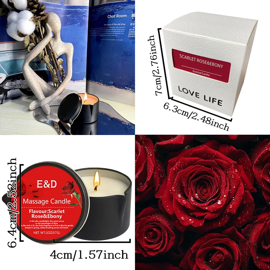 Scented Massage Oil Candle