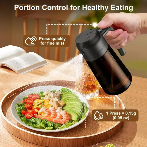 2-In-1 Glass Oil Sprayer Dispenser