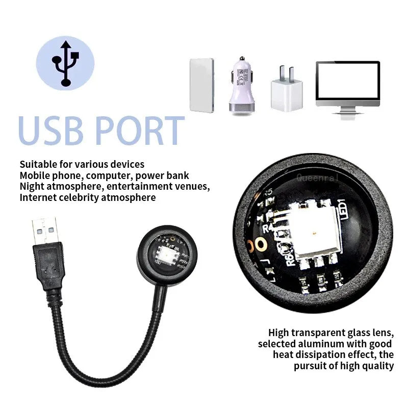 USB Sunset Projection Lamp