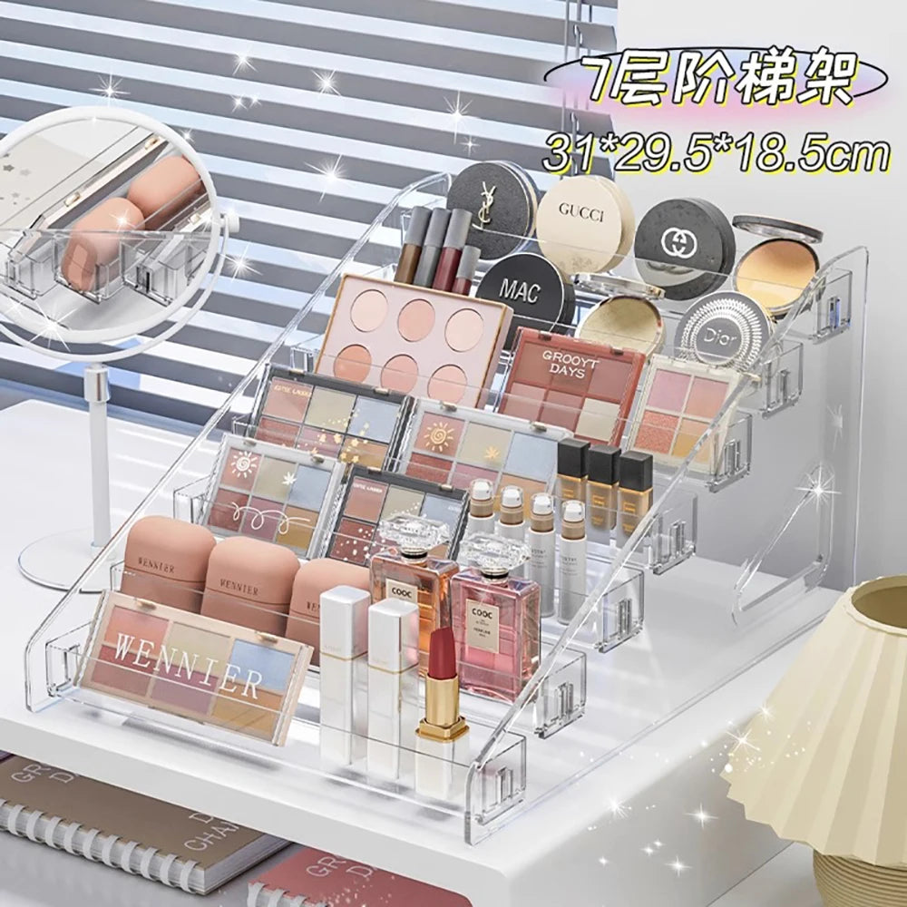 Clear Acrylic Makeup & Jewellery Organizer