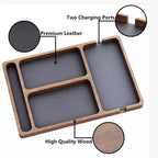 Solid Wood Desktop Organizer