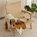 Khaki Daisy Cozy Blanket