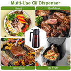 2-In-1 Glass Oil Sprayer Dispenser