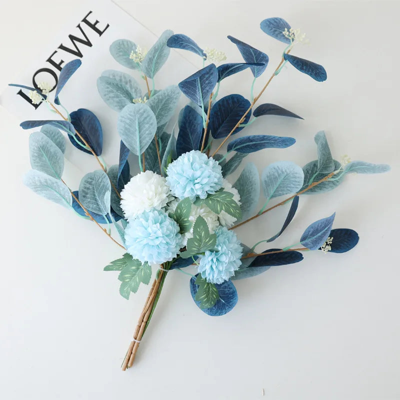 45cm Eucalyptus Floral Bouquet