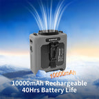 10000mAh Wearable Cooling Fan