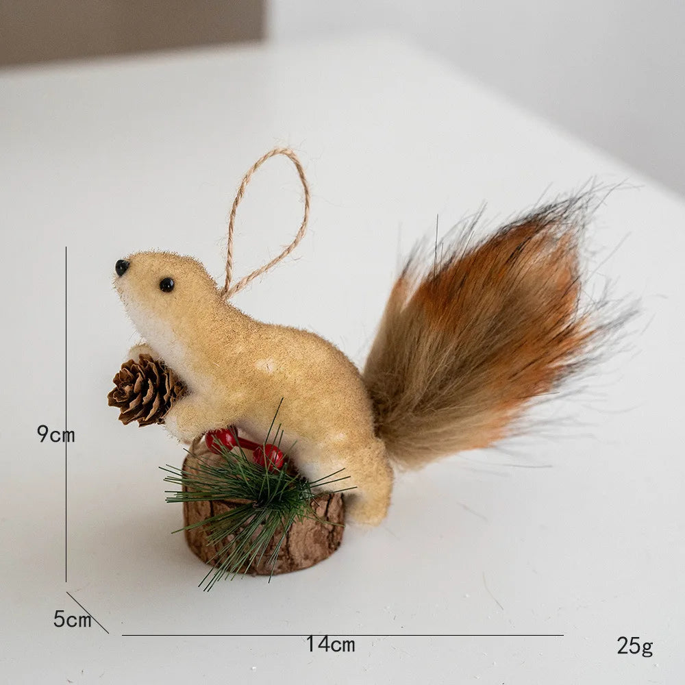 Christmas Squirrel Tree Ornament