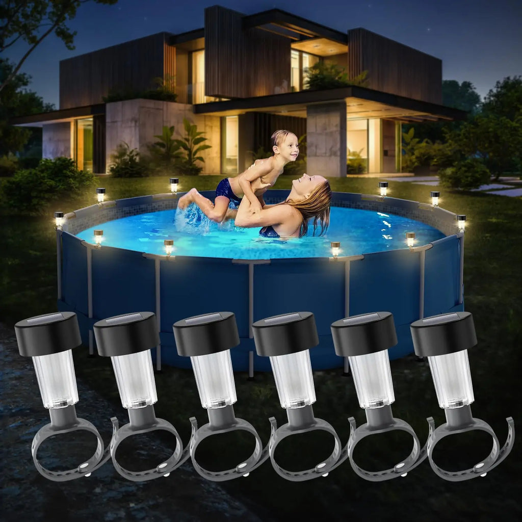Solar Pool Fence Lights