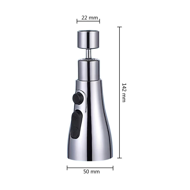 3-In-1 Rotating Faucet Extender