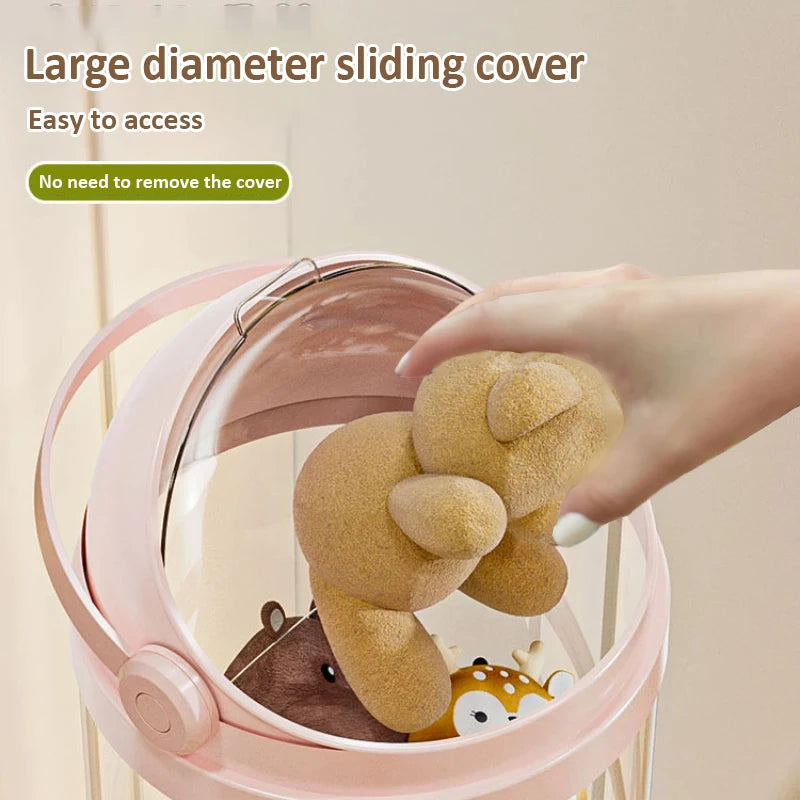 Transparent Plush Toy Storage Tube