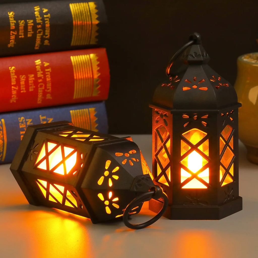 Retro Hexagonal LED Lamp