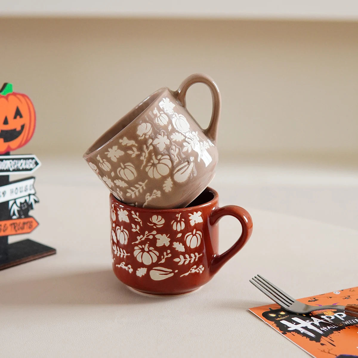 Frosted Pumpkin Coffee Mug