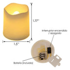 Flameless LED Tea Light Candles (24-Piece Set)