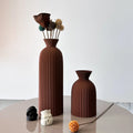 Wavy Pattern Decorative Vase Set