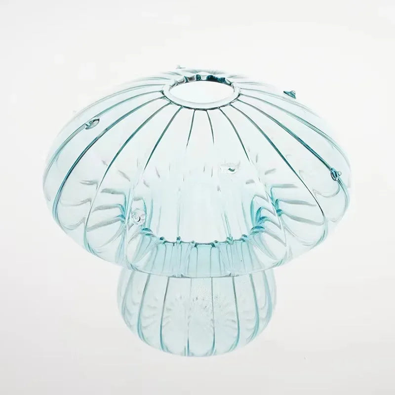 Colorful Glass Mushroom Vase