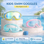 Kids Wide View Swim Goggles