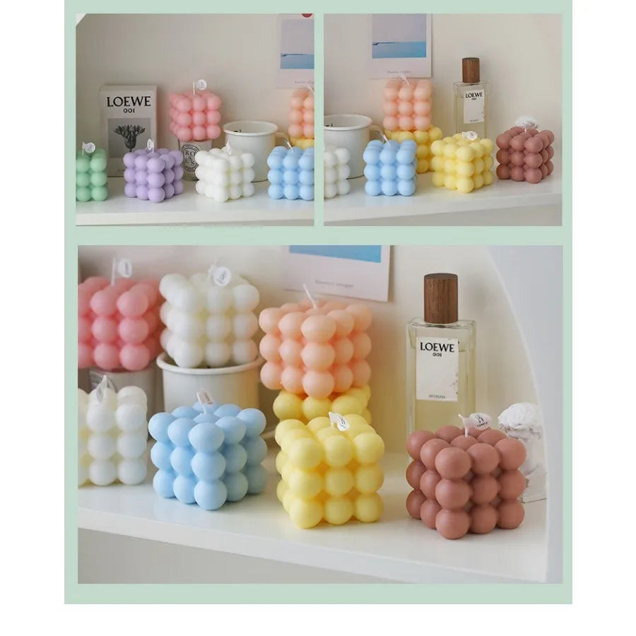 Bubble Cube Scented Candle