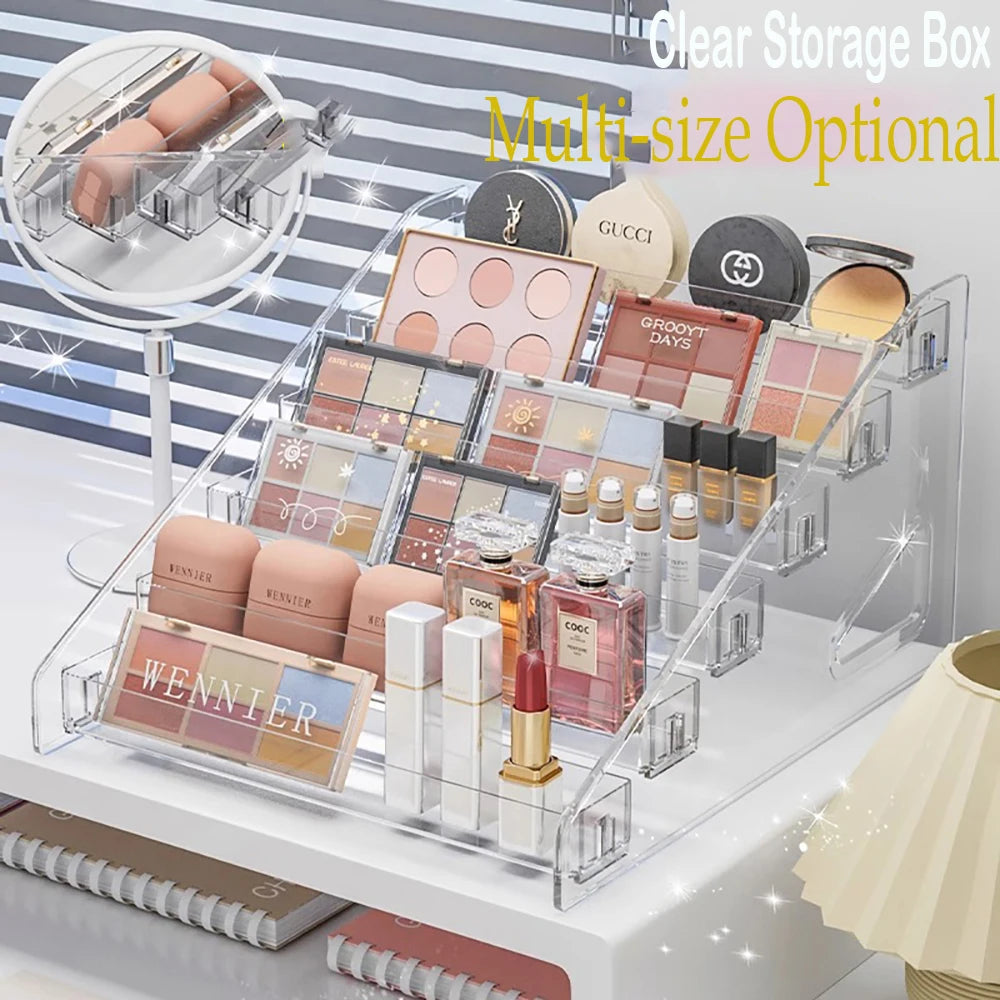 Clear Acrylic Makeup & Jewellery Organizer